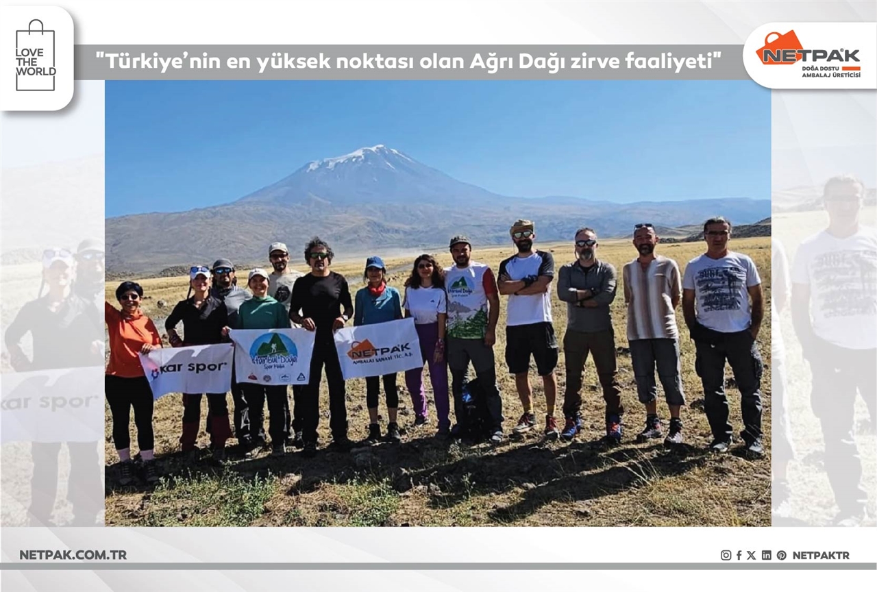 Türkiye’nin en yüksek noktası olan Ağrı Dağı zirve faaliyeti.